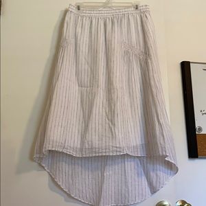 Pinstripe Skirt